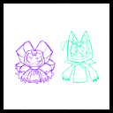 Mini Faolan and Veralune gif